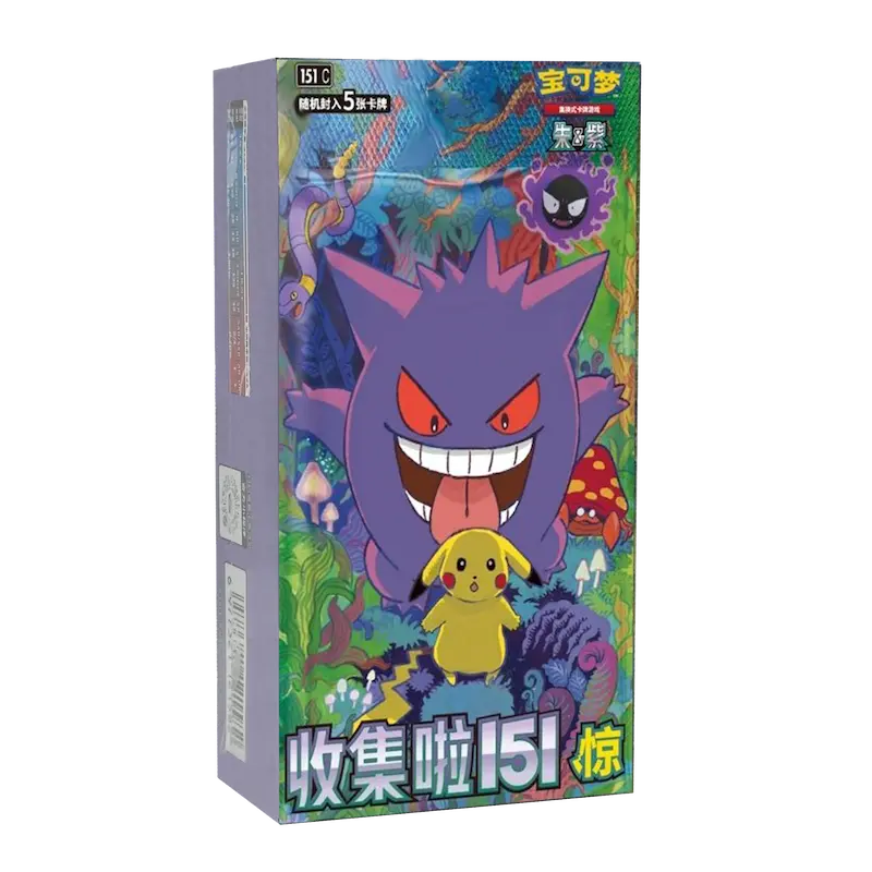 Pokémon TCG: Scarlet & Violet – Gathering 151: Shock Booster Box (CH)