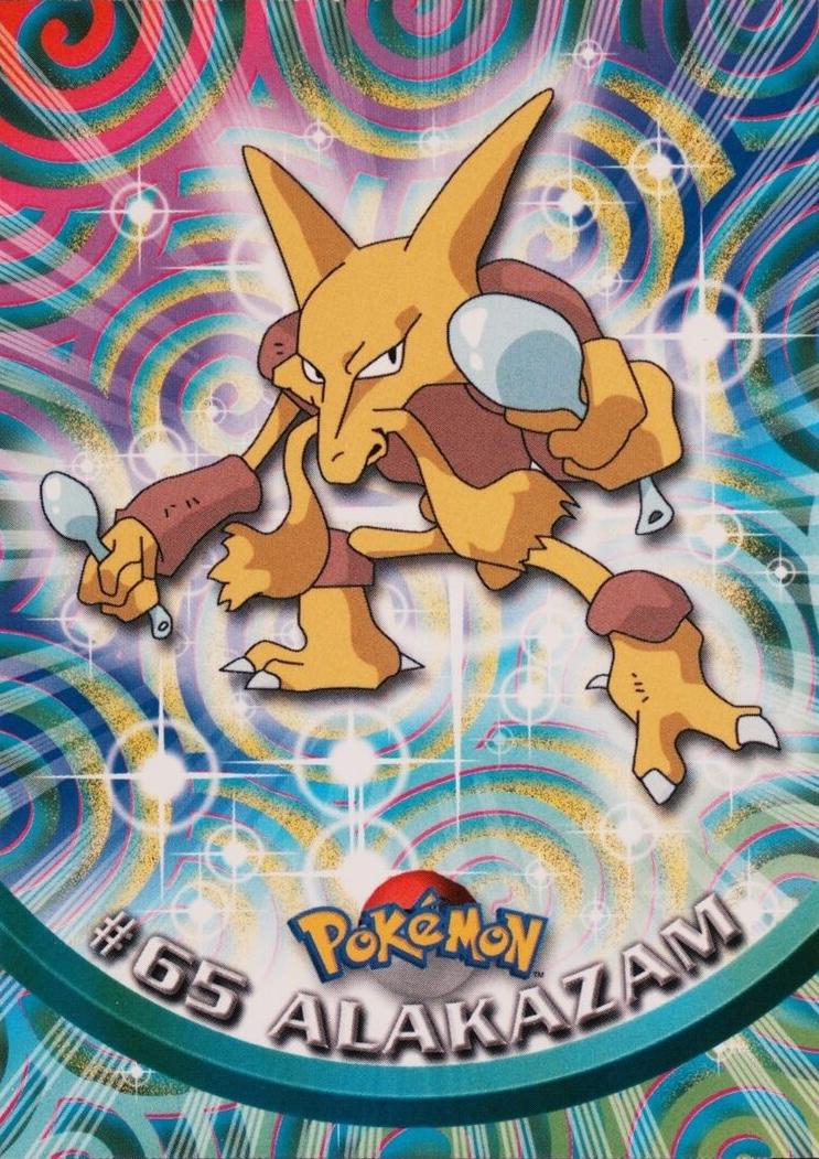Pokémon-kort Alakazam #65 – Topps Trading Cards (1999)