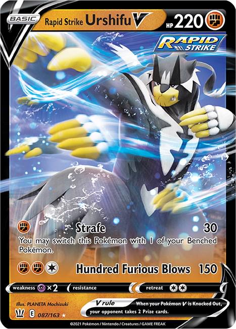 Pokémon TCG: Rapid Strike Urshifu V (087/163) – Battle Styles