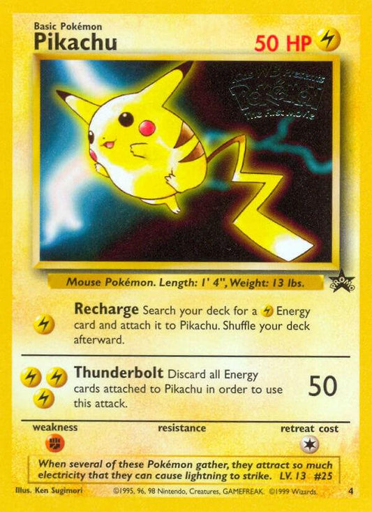 Pokémon-kort Pikachu #4 (WB Movie Promo) – Wizards of the Coast