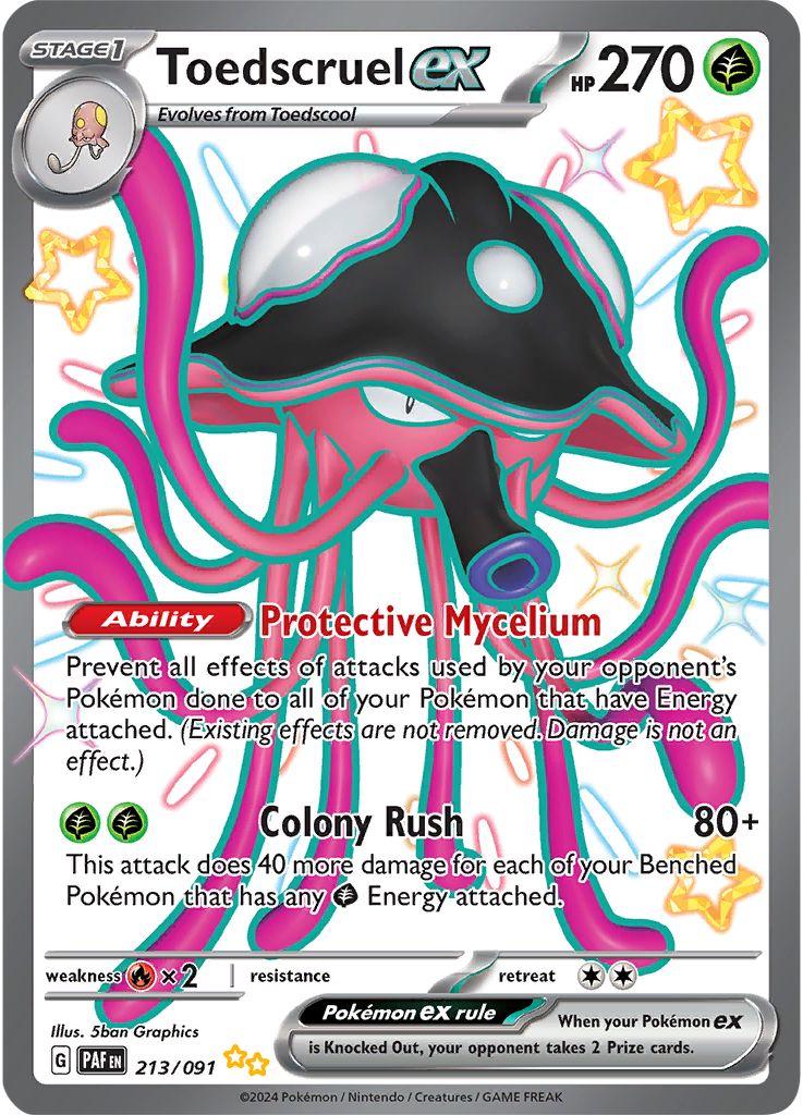 Pokémon-kort Toedscruel ex 213/091 (Special Illustration Rare) – Paldea Evolved