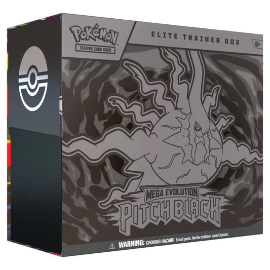Pokémon TCG: Mega Evolution "Pitch Black" – Elite Trainer Box (Helt ny / Oöppnat skick)